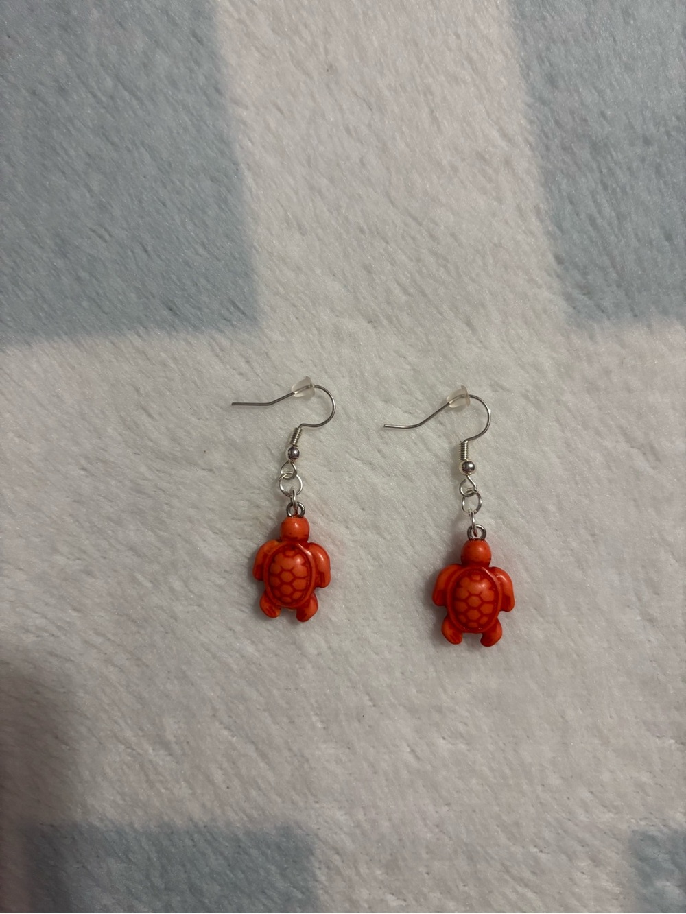 Never Worn Handmade Turtle Earrings